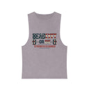 Strength is Earned "Merica" - Deadlyft or Die Vintage Stonewash Cutoff Sleeveless