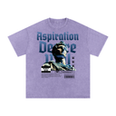 Aspiration - Deadlyft or Die Vintage Stonewash Oversized Acid Washed Tee
