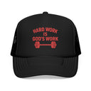 Hard Work Is God's Work - Deadlyft or Die Trucker Hat