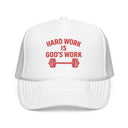 Hard Work Is God's Work - Deadlyft or Die Trucker Hat