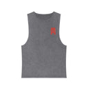 Hardwork is God's Work - Deadlyft or Die Vintage Stonewash Cutoff Sleeveless