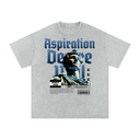 Aspiration - Deadlyft or Die Vintage Stonewash Oversized Acid Washed Tee