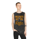 Weights Before Dates - Deadlyft or Die Vintage Stonewash Cutoff Sleeveless