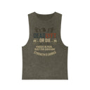 Forged in Pain, Strength is Earned - Deadlyft or Die Vintage Stonewash Cutoff Sleeveless