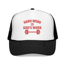 Hard Work Is God's Work - Deadlyft or Die Trucker Hat