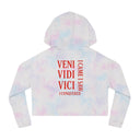 "I Came, I Saw, I Conquered" - Deadlyft or Die Women's Hoodie Crop Top Sweatshirt