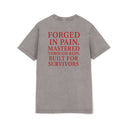 Forged in Pain - Deadlyft or Die Vintage Stonewash Oversized Tee