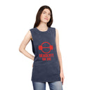 Deadlyft or Die Crest Vintage Stonewash Cutoff Sleeveless