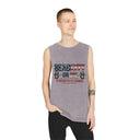 Strength is Earned "Merica" - Deadlyft or Die Vintage Stonewash Cutoff Sleeveless