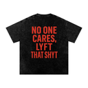 Hard Work Is God's Work - Deadlyft or Die Oversized Tee Vintage Stonewash