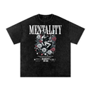Mentality - Deadlyft or Die Vintage Stonewash Oversized Tee