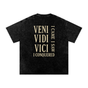 "I Came, I Saw, I Conquered" - Deadlyft or Die Unisex Vintage Oversized Tee